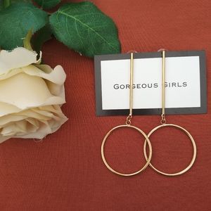 Gold Fashion Earrings